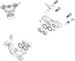 SRAM Piezas De Repuesto Para Pinzas De Frenos Code RSC (A1) (2018)