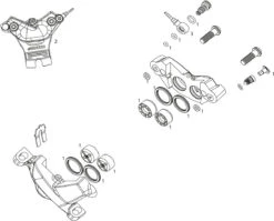 SRAM Piezas De Repuesto Para Pinzas De Frenos Code R (B1) (2018)