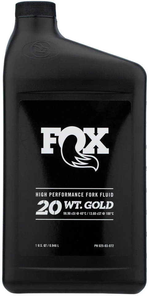 Fox Racing Shox Suspension Fluid Gold 20 WT 3 Fox Racing Shox Suspension Fluid Gold 20 WT