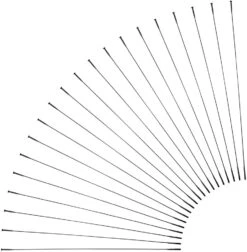 Sapim Radios CX-Ray Straightpull + Cabecillas - 20 Unidades