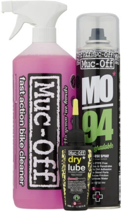 Muc-Off Set De Cuidado De Bicicletas Wash, Protect, Dry Lube Kit