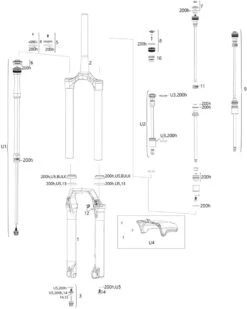 ROCKSHOX Piezas De Repuesto ZEB (A1 / 2020-2021)