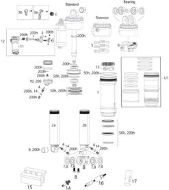 ROCKSHOX Piezas De Repuesto Super Deluxe (A1-B2 / 2018-2021)